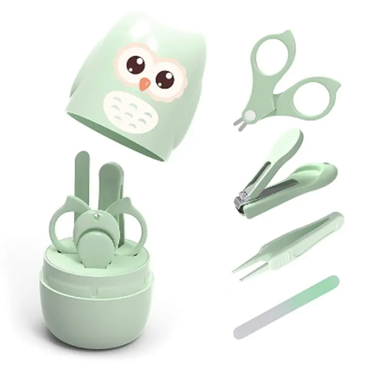 4-in-1 Baby Kids Flacoler File Infant Newborn Manicure Set