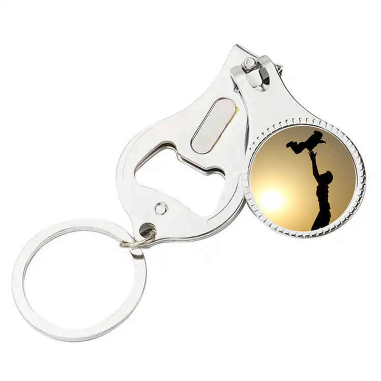 Складний відкривач для пальців ніг Брелок для нігтів Ножиці для нігтів Фрези для нігтів