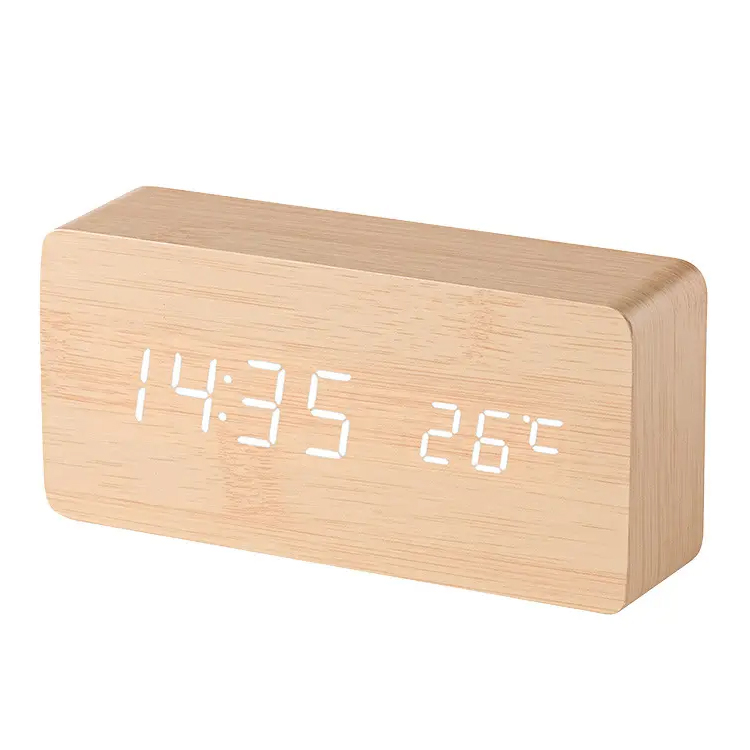 Display Display USB -світлодіодний цифровий стіл годинник