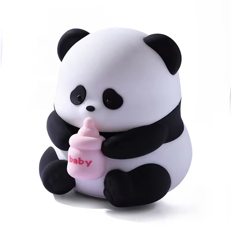 Силіконова настільна лампа Panda Baby Night Lights Мила тварина