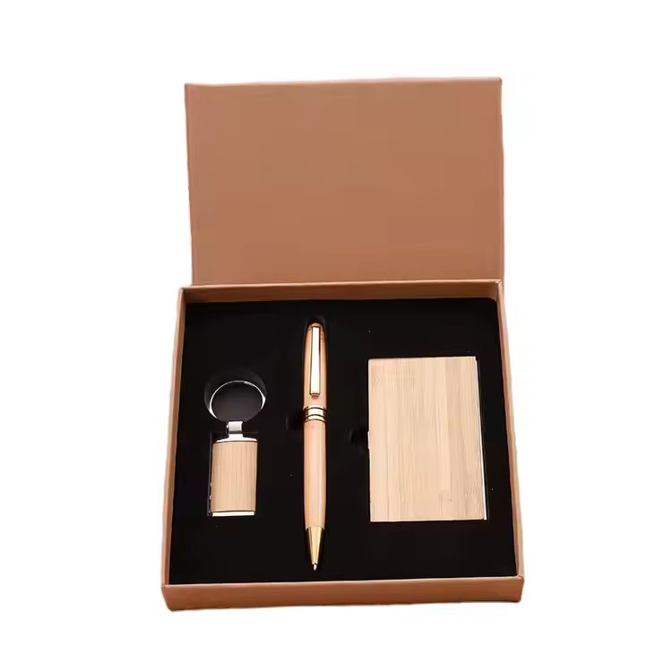 PEN Executive Sempouss Promotional Business Wooden Gift Set