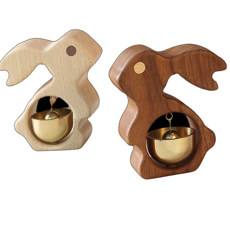 Міцний дверний дзвінок із латуні ручної роботи, магніти на холодильник із кролика